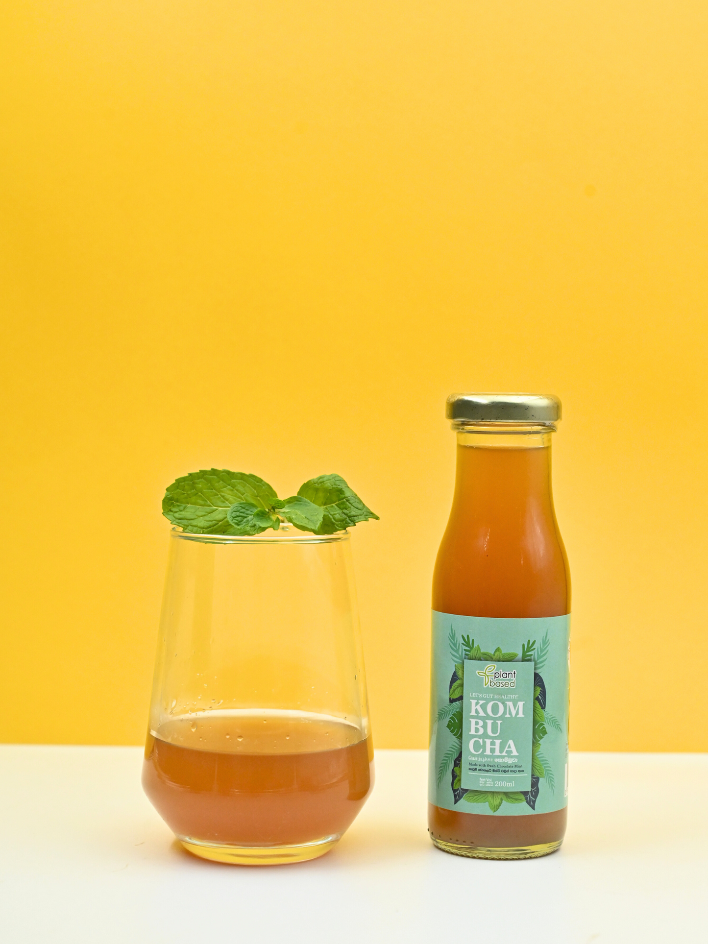 Green Tea & Chocolate Mint Kombucha 200ml