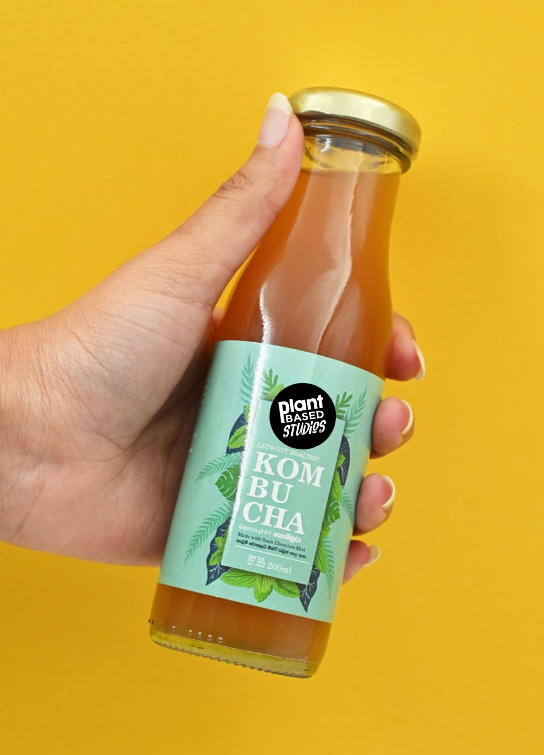 Green Tea & Chocolate Mint Kombucha 200ml