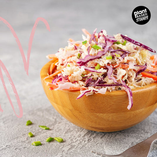 Creamy Vegan Mayonnaise Coleslaw