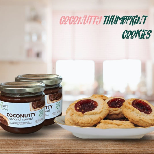 Coconutty Thumbprint Cookies
